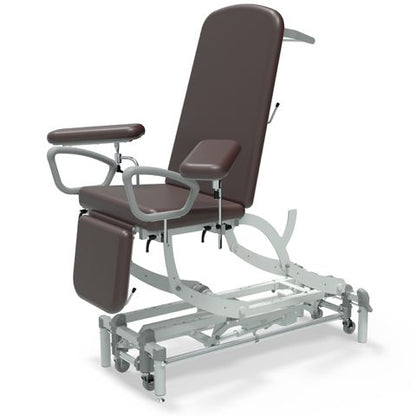 Seers - CLINNOVA Phlebotomy 1 Electric couch, gas assisted back and foot rest, classic base with wheel and foot switch options (265Kg SWL)