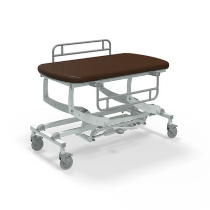 Seers - CLINNOVA Mobile Hygiene Hydraulic Table Small (125cm), incl. side support rails with wheel and base options (265Kg SWL)