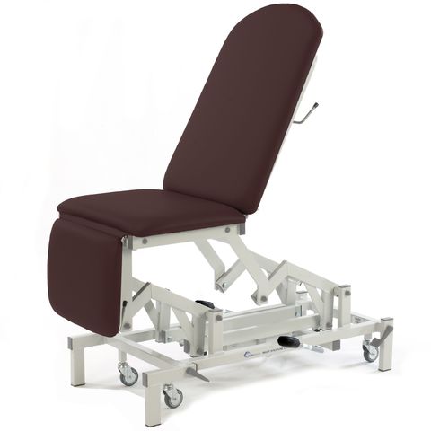 Seers Medicare Multi-Treatment Couch | Hydraulic | Single Footrest | Manual Backrest | (250Kg SWL)