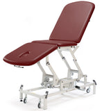 Seers - Therapy 3 Section Hydraulic Couch dark red
