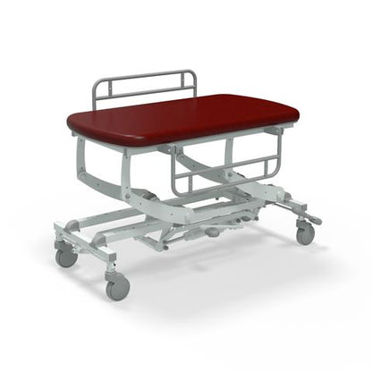 Seers - CLINNOVA Mobile Hygiene Hydraulic Table Small (125cm), incl. side support rails with wheel and base options (265Kg SWL)