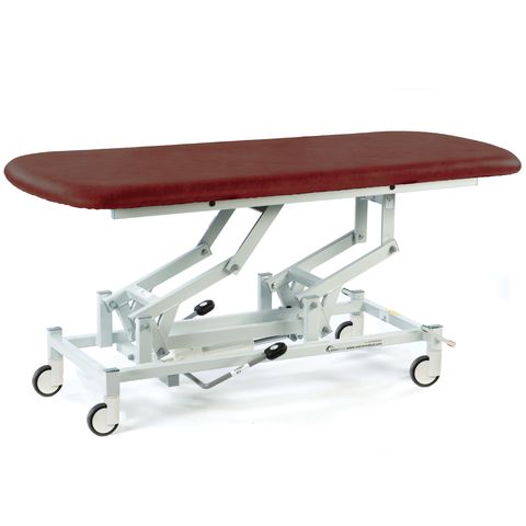 Seers - Therapy Hygiene Table - Medium, hydraulic/electric, central locking wheels and various switch options (240kg SWL)
