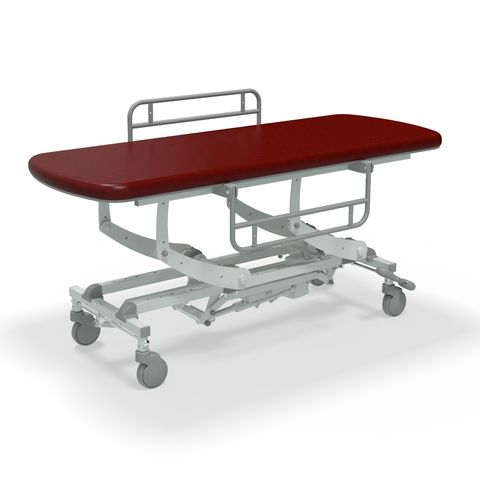 Seers - CLINNOVA Mobile Hygiene Electric Table Large (190cm), classic base incl. side support rails with wheel and switch options (265Kg SWL)