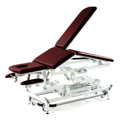 Seers - Therapy Deluxe Drainage Couch, Electric with single or split foot section, perimeter foot switch and various head section options (240kg SWL)