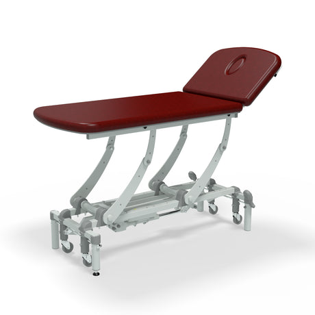 Seers - CLINNOVA Therapy 2 Section Electric Couch - dark red