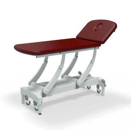 Seers - CLINNOVA Therapy 2 Section Electric Couch - dark red