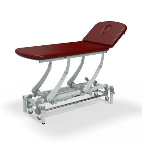 Seers - CLINNOVA Therapy 2 Section Electric Couch - dark red