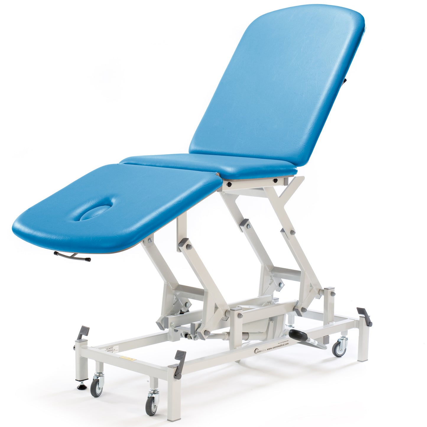 Seers - Therapy 3 Section Hydraulic Couch with various head options suitable for physiotherapy