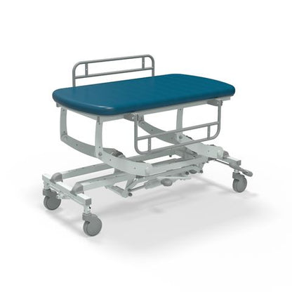 Seers - CLINNOVA Mobile Hygiene Hydraulic Table Small (125cm), incl. side support rails with wheel and base options (265Kg SWL)