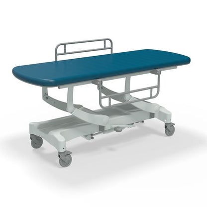 Seers - CLINNOVA Mobile Hygiene Hydraulic Table Large (190cm), incl. side support rails with wheel and base options (265Kg SWL)