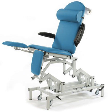 Seers - Medicare Podiatry Electric Couch tilted 