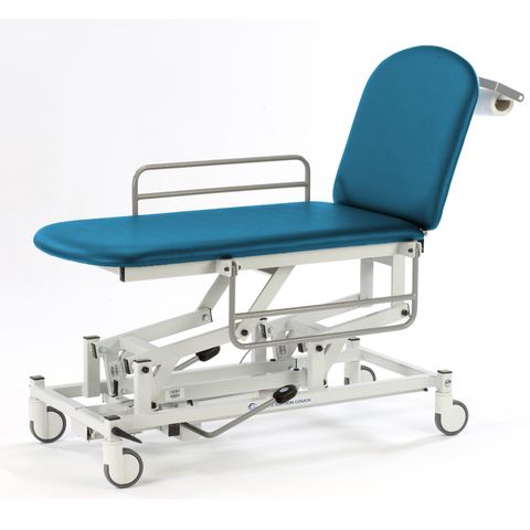 Seers - Medicare 2 Section Hydraulic Mobile Treatment Couch with gas assisted backrest