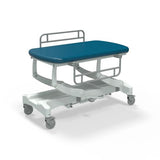 Seers - CLINNOVA Mobile Hygiene Hydraulic Table Small (125cm), incl. side support rails with wheel and base options (265Kg SWL)