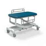 Seers - CLINNOVA Mobile Hygiene Hydraulic Table Small (125cm), incl. side support rails with wheel and base options (265Kg SWL)