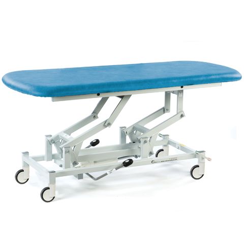 Seers - Therapy Hygiene Table - Medium, hydraulic/electric, central locking wheels and various switch options (240kg SWL)