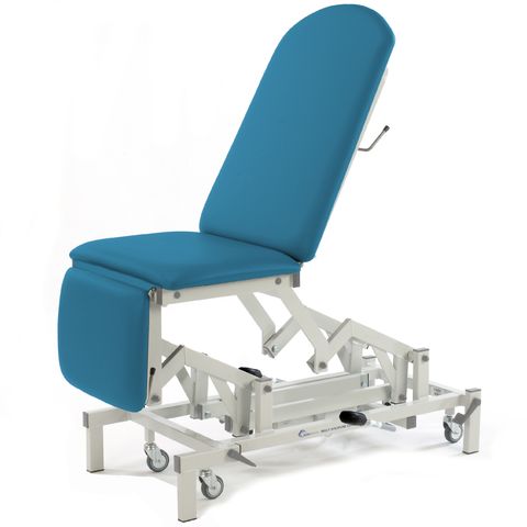 Seers Medicare Multi-Treatment Couch | Hydraulic | Single Footrest | Manual Backrest | (250Kg SWL)