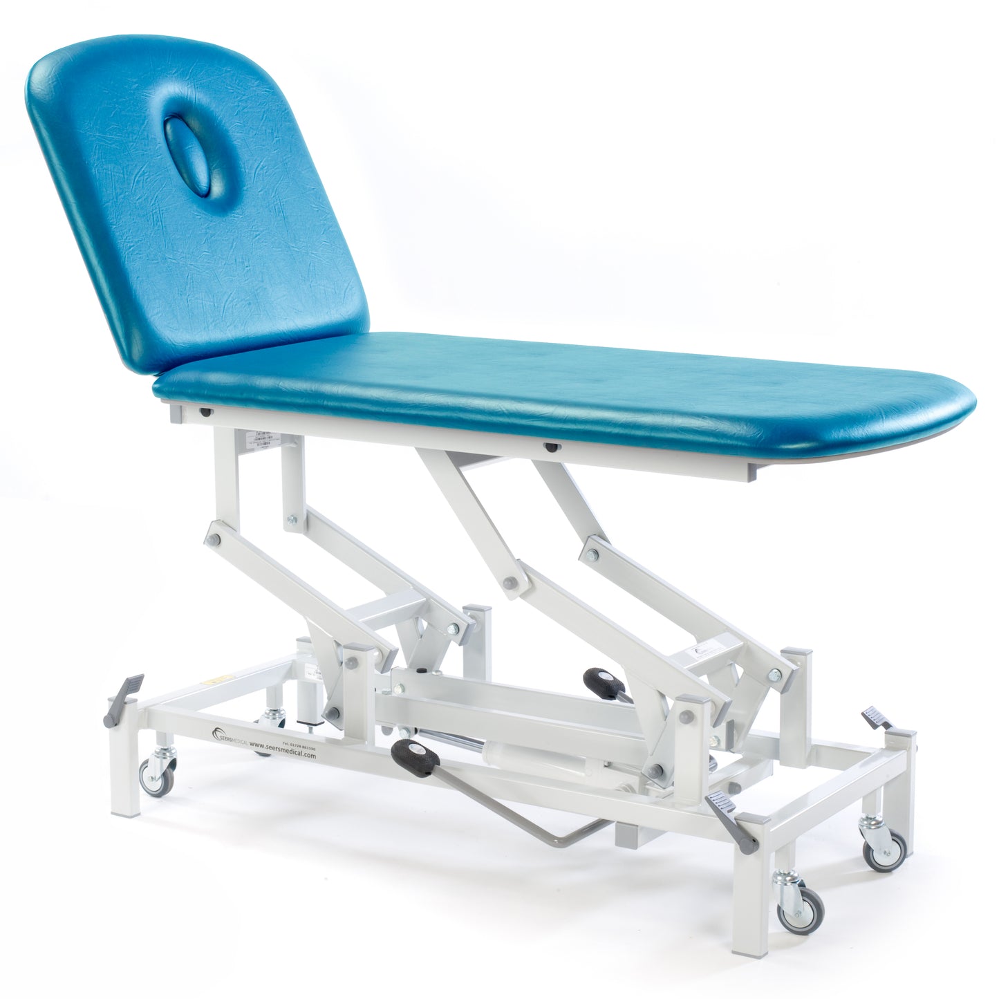 Seers - Therapy 2 Section Electric Couch, with standard head section and various switch options (240kg SWL)