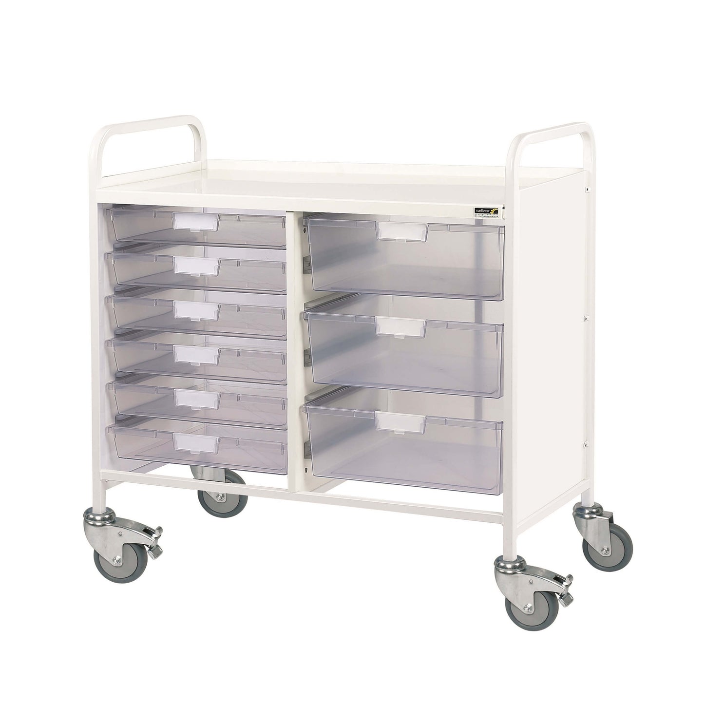 Sunflower - VISTA 100 Trolley - 6 Single/3 Double Trays