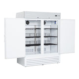 Solid Double Door Large Medical, Pharmacy, Vaccine Refrigerator CMS500 - internal view