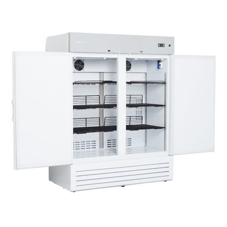 Solid Double Door Large Medical, Pharmacy, Vaccine Refrigerator CMS500 - internal view