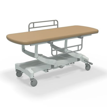 Seers - CLINNOVA Mobile Hygiene Hydraulic Table Large (190cm), incl. side support rails with wheel and base options (265Kg SWL)