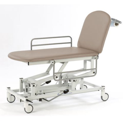 Seers - Medicare 2 Section Hydraulic Mobile Treatment Couch with gas assisted backrest
