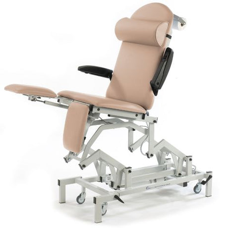 Seers - Medicare Podiatry Electric Couch tilted 
