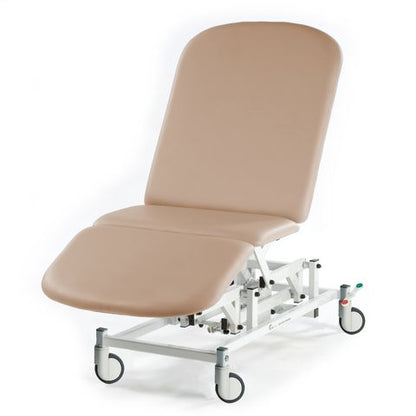 Seers - Medicare 3 Section Electric Bariatric Treatment Couch with electric backrest and footrest, 80cm width