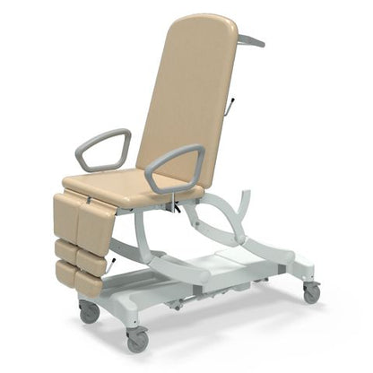 Seers - CLINNOVA Versa 1 Electric couch, 3 section, gas assisted back and foot rest, premium base with wheel and foot switch options (265Kg SWL)