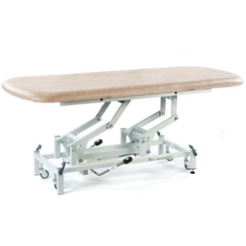 Seers - Therapy Hygiene Table - Large, hydraulic/electric, retractable wheels and various switch options (240kg SWL)