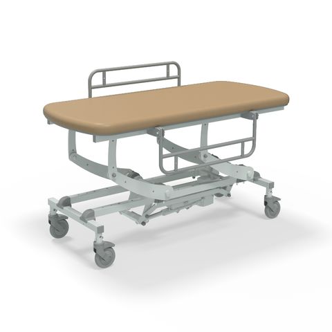 Seers - CLINNOVA Mobile Hygiene Electric Table Medium (155cm), classic base incl. side support rails with wheel and switch options (265Kg SWL)