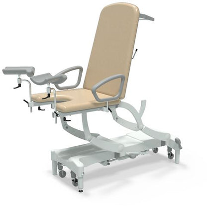Seers - CLINNOVA Gynae 1 Hydraulic couch, gas assisted back and foot rest, with base and wheel options (265Kg SWL)