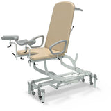 Seers - CLINNOVA Gynae 1 Electric couch, gas assisted back, hand switch, with base and wheel options (265Kg SWL)
