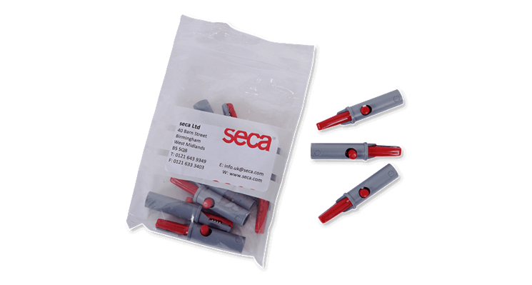 Seca Alligator Clips - 4 mm for disposable electrodes (Pk of 10)