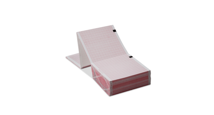 Seca CT463Z - ECG Paper for the CT3000 - (Z-Fold, width 90mm, 5 pack)