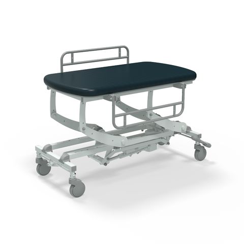 Seers - CLINNOVA Mobile Hygiene Electric Table Small (120cm), classic base incl. side support rails with wheel and switch options (265Kg SWL)