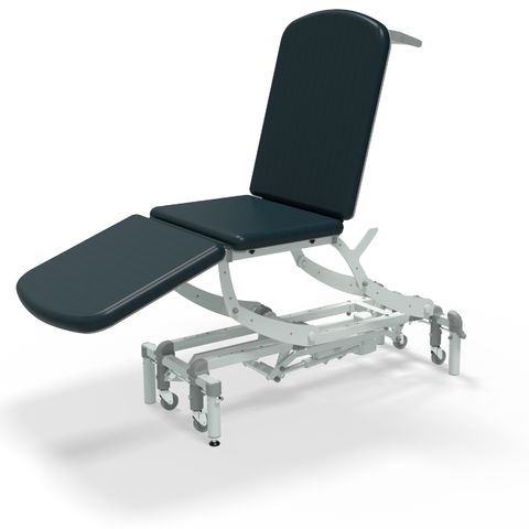 Seers - CLINNOVA Clinical 3 Section electric couch with electric back and footrest and classic base - Black 
