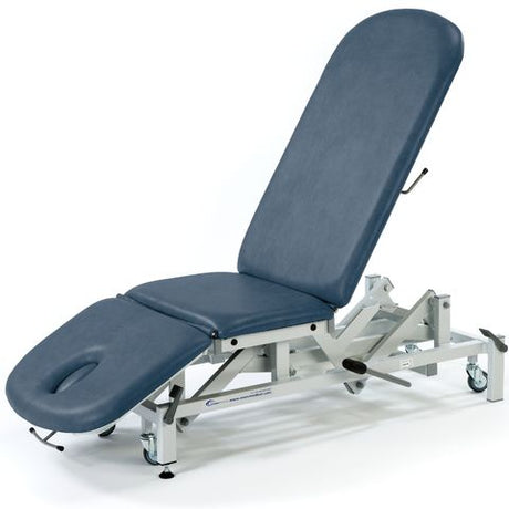 Seers - Therapy 3 Section Hydraulic Couch navy - lowered 