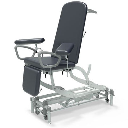 Seers - CLINNOVA Phlebotomy 1 Electric couch, gas assisted back and foot rest, classic base with wheel and foot switch options (265Kg SWL)