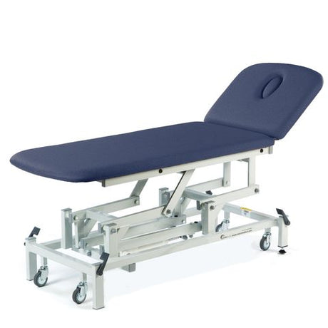 Seers - Therapy 2 Section Electric Couch, with basic head section and various switch options - navy