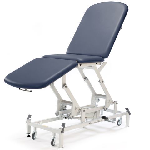 Seers - Medicare 3 Section Hydraulic Couch dark grey