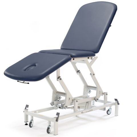 Seers - Therapy 3 Section Electric Couch, with standard head section and various switch options (240kg SWL)