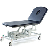 Seers - Therapy Bariatric 2 Section Couches, electric, with wheel and switch options - navy