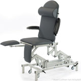 Seers - Medicare Podiatry Electric Couch dark grey
