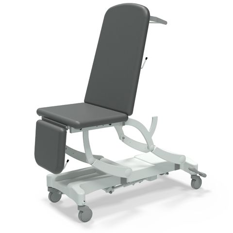 Seers - CLINNOVA Ultra 1 Electric couch, 3 section, gas assisted back and foot rest, hand switch, with base and wheel options (265Kg SWL)