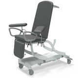 Seers - CLINNOVA Phlebotomy 2 Electric couch, electric back rest and gas assisted foot rest, premium base with wheel and switch options (265Kg SWL)