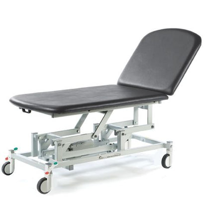 Seers - Medicare 2 Section Electric Bariatric Treatment Couch with electric backrest, 80cm width