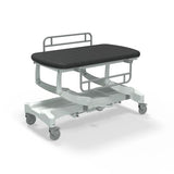 Seers - CLINNOVA Mobile Hygiene Hydraulic Table Small (125cm), incl. side support rails with wheel and base options (265Kg SWL)