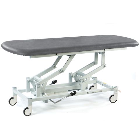 Seers - Therapy Hygiene Table - Medium, hydraulic/electric, central locking wheels and various switch options (240kg SWL)