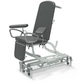 Seers - CLINNOVA Phlebotomy 1 Electric couch, gas assisted back and foot rest, classic base with wheel and foot switch options (265Kg SWL)